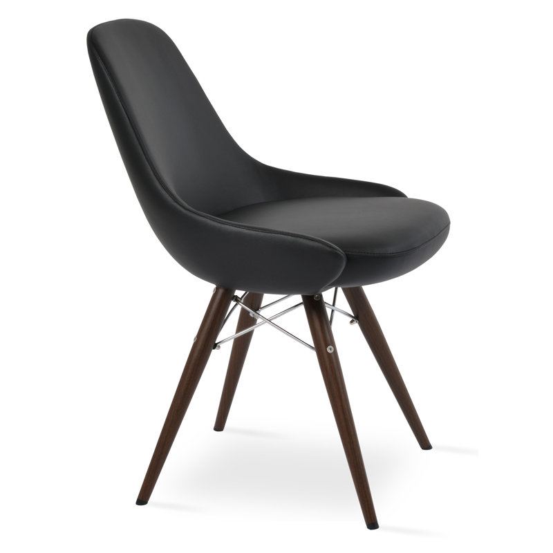 Gazel MW Dining Chair, Black, Black