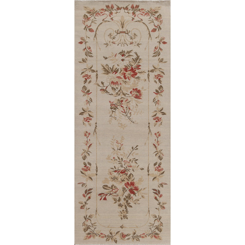 Wool Floral Indoor Rug
