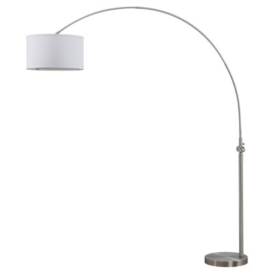 Tanya 86'' Polished Nickel Arched Floor Lamp