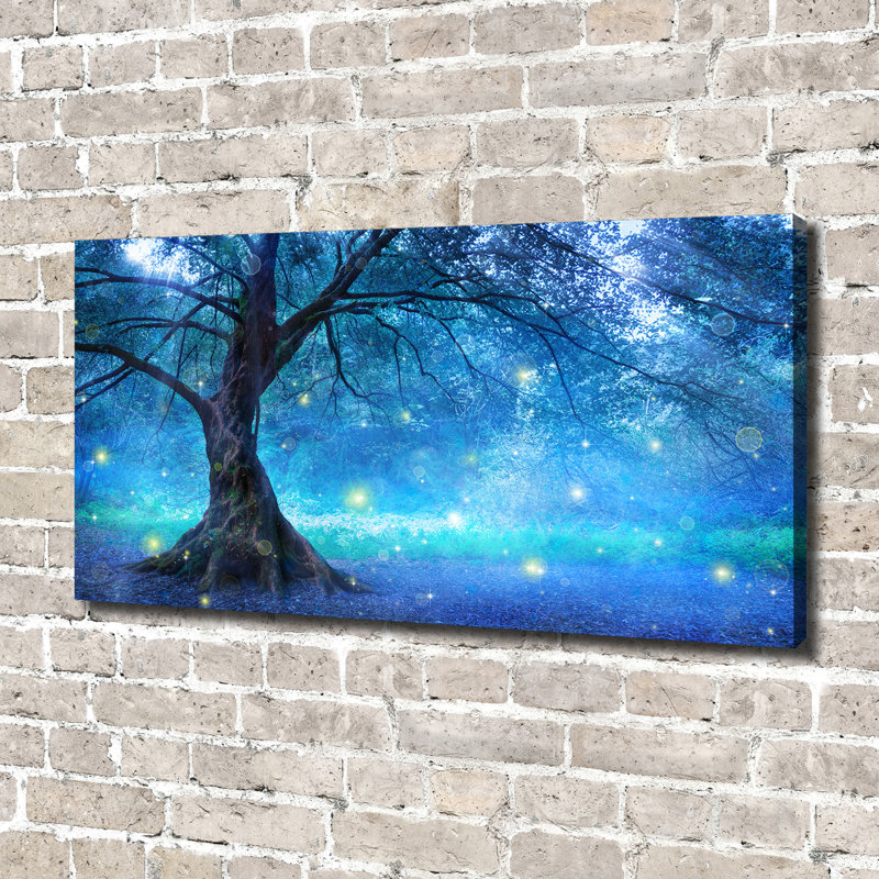 Fairy Tree Landscape - Wrapped Canvas Print, 70 cm H x 140cm W