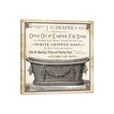 " Old English Tub I " by Tre Sorelle Studios