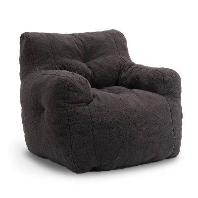 Soft Teddy Fabric Bean Bag Chair