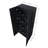 Cornelia Modern Storage Closet with 4 Fixed & Adjustable Shelves in Black-1047681792