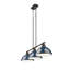 Luminaire suspendu linéaire 3 lumières Laramy-107150115-107150117
