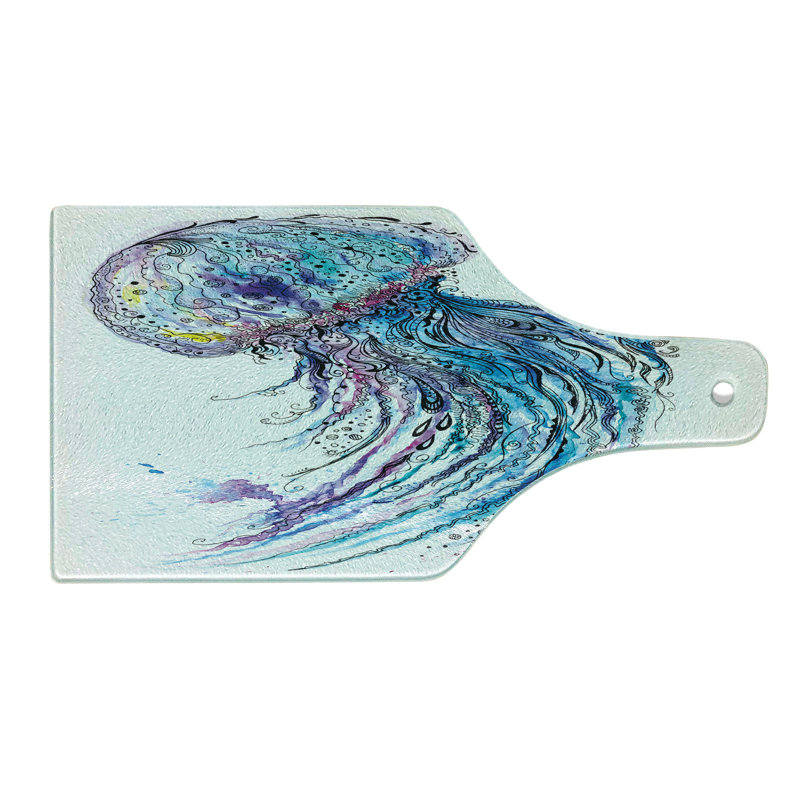 Planche à découper en verre trempé Ambesonne
