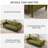 Hansfried 83.8'' Upholstered Convertible futon Sofa bed-192022315