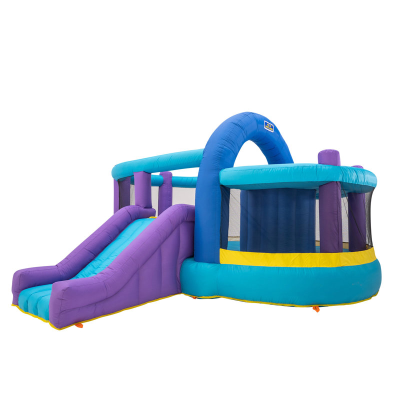 Inflatable Bounce House with Kid's Whack-A-Play, Basketball Hoop, & Lifetime Warranty on Blower