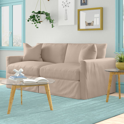 Hartig 84'' Slipcovered Sofa
