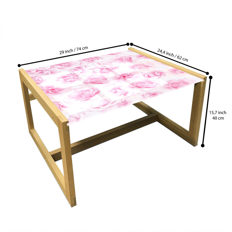 Irmela Trestle Coffee Table, 40cm H x 74cm W x 62cm D