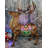 Fraser Hill Farm 5-Ft. Reindeer Holiday Figurine with Metallic Finish with Multi-Color LED Lights