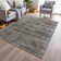 Machine Washable Indoor/Outdoor Xhevrie Taupe Rug