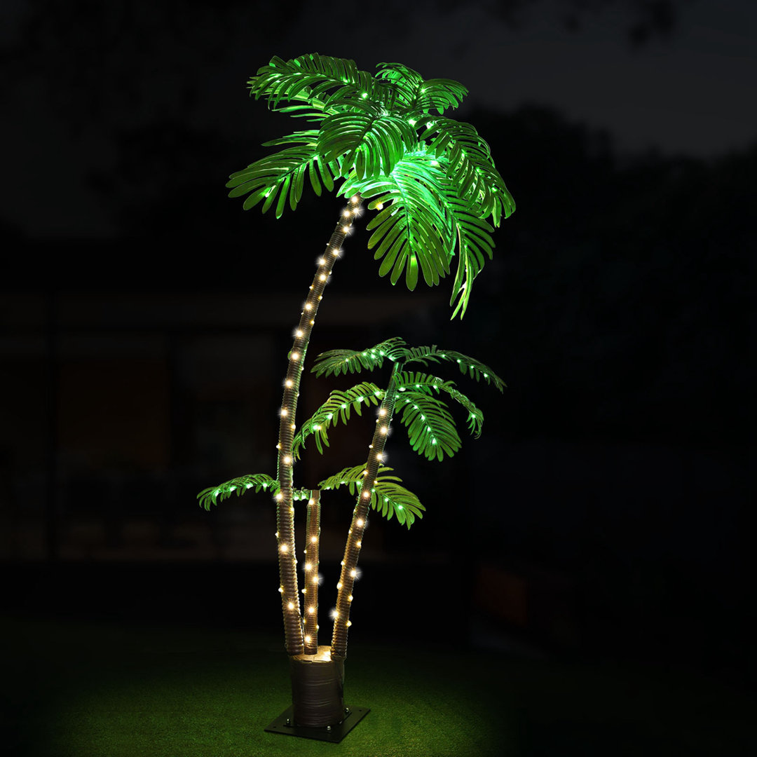 73'' Faux Palm Tree in Freestanding Primrue