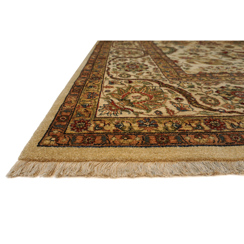 Empire Hand Knotted Wool Area Rug, Rectangle 9' x 12'