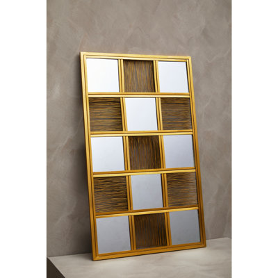 Bibeau Metal Flat Wall Mirror