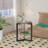 Round Side Table, Round Accent Table, End Table With Metal Frame