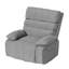 Fauteuil inclinable en lin de 34 po avec massage et chauffage