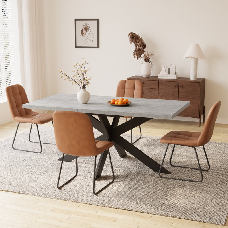 4 - Person Extendable Dining Set, Brown