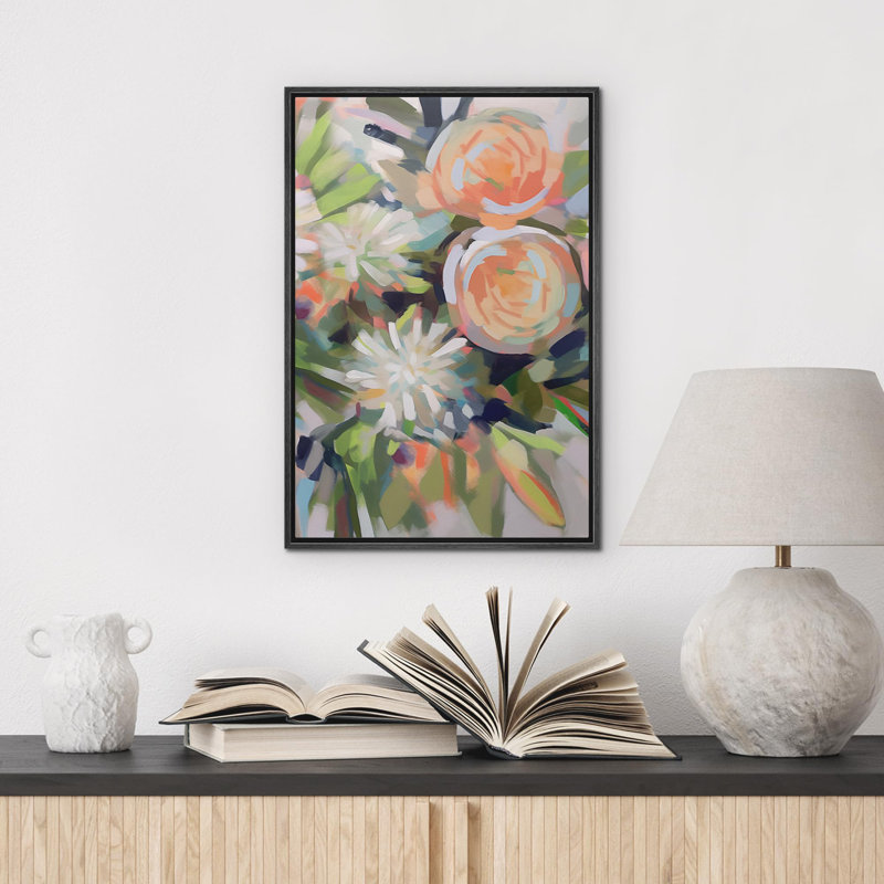 "Faucheuse squelettique avec faux Moody foncé, œuvres d'art moderne, décor", Cadre flottant noir, H 36 po x l 24 po