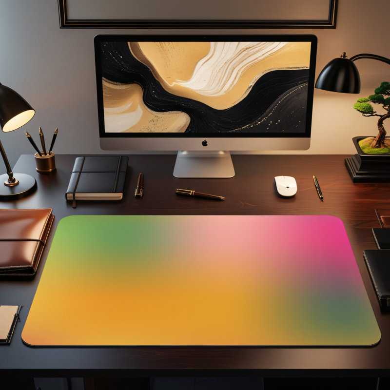 Polyester Desk Pad, 23.6x13.8