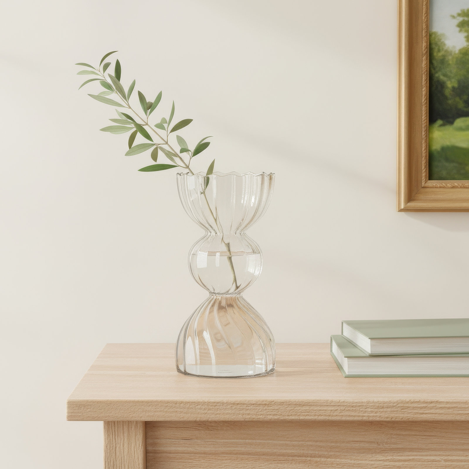 Amaya 5.75'' Handmade Glass Table Vase