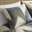 Édredon encre + Ivy - très petit / très grand - coton 200Tc bleu marine, 2 taies décoratives assorties, taies décoratives incluses, traitement-120274497-120274500
