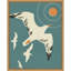 «Seagull Block Print II» par Jacob Green, reproduction d'art sur toile encadrée-112655053