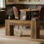 Table basse rustique, console robuste, table de couloir en bois