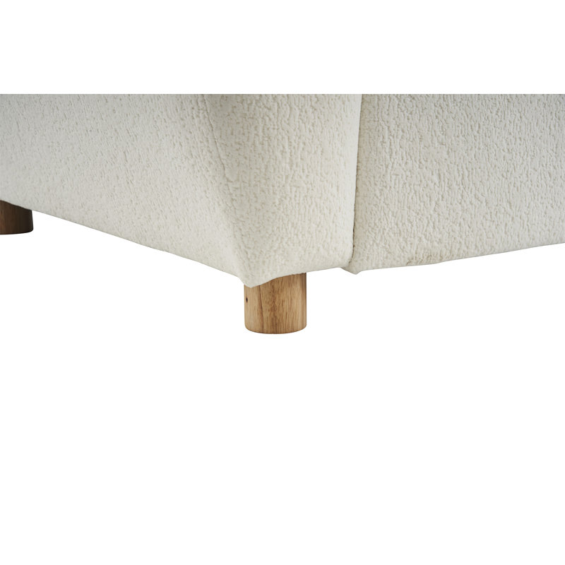 Canapé moderne pour le salon, Chenille blanche