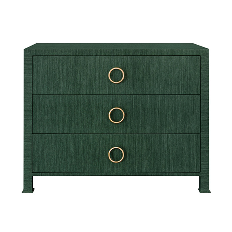 Getty 3 - Drawer Dresser, Green