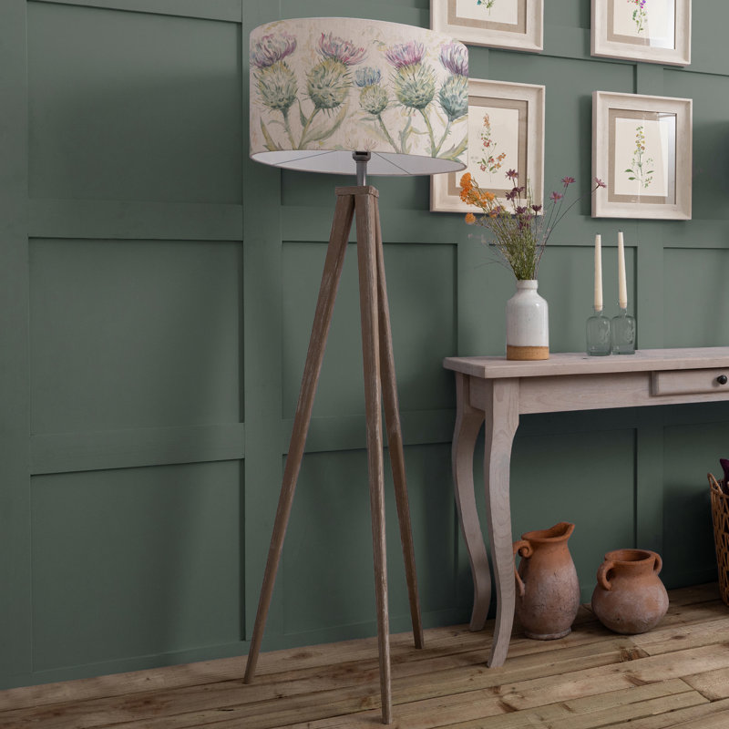 Thistle Glen 158cm Brown Tripod Floor Lamp