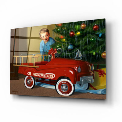 1950 1950 Murray Fire Truck par David Lindsley - reproduction non encadrée
