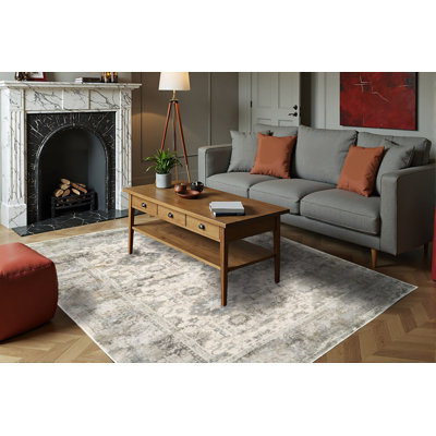 Tapis crème / gris Felda