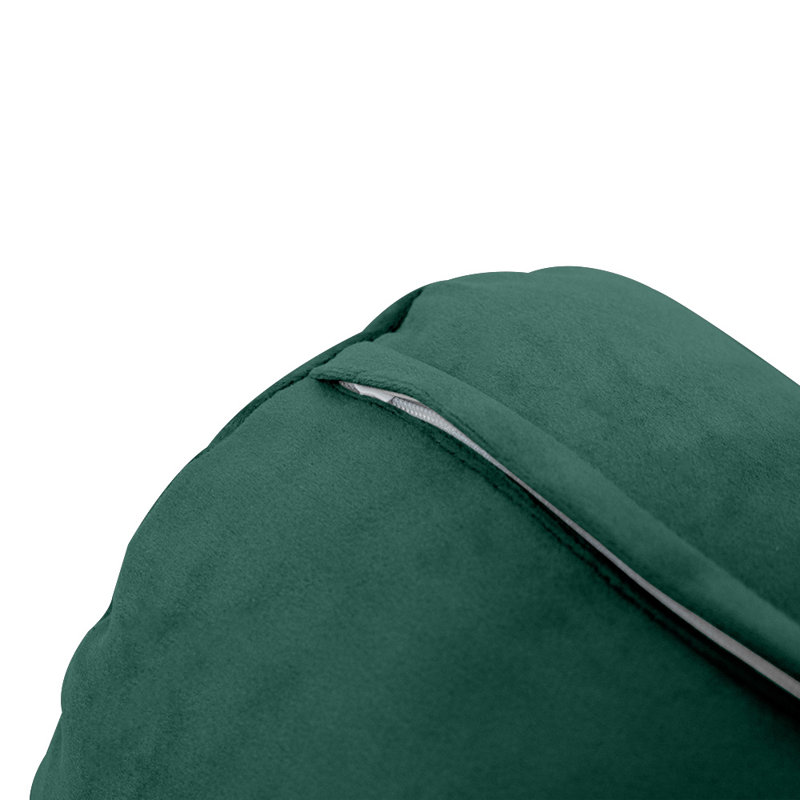 Housse de coussin en polyester / mélange de polyester, Bleu