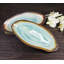 Ensemble de 3 plateaux de service en porcelaine de forme oblongue de 12 po L Midori