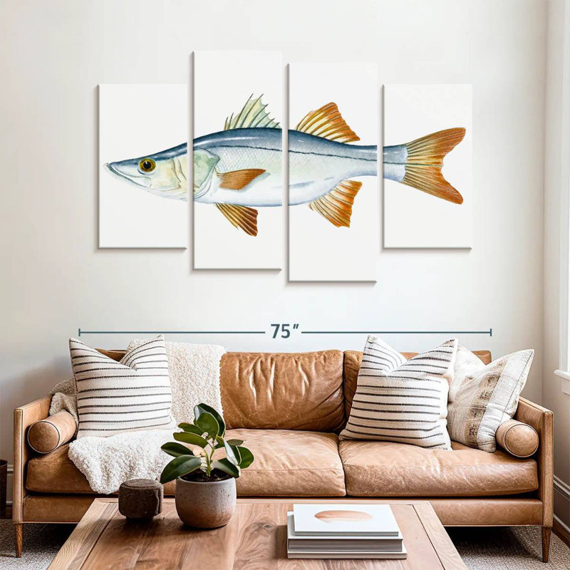 Brampt Snook, 42" H x 68" W