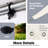 10X20ft Carport Canopy Replacement Tarp - Waterproof & Protected. Fine Polypropylene. 72 Elastic Buckles. Strengthened Border. Easy Setup Portable Storage. White. For Outdoor Equipment Shelter At-123199787