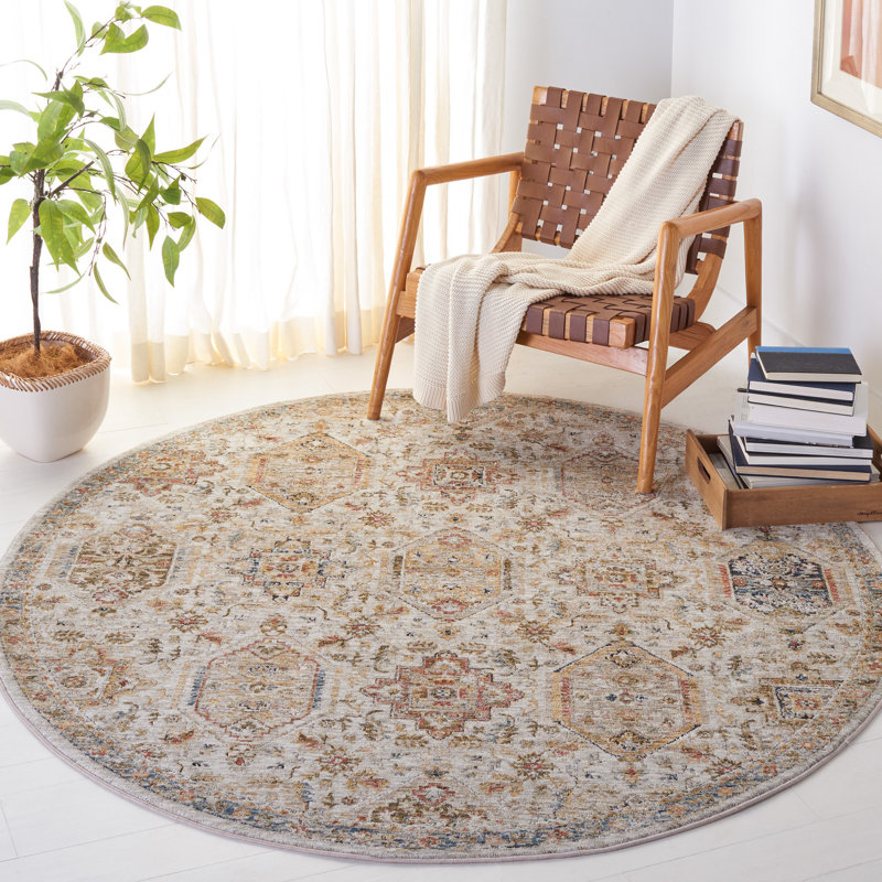 Silverado Performance Oriental Rug, Round 6'4"