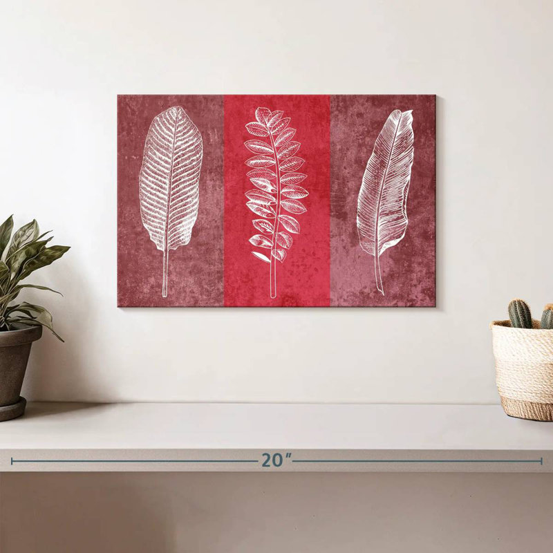 Harnek Leaf Imprints, 8" H x 12" W