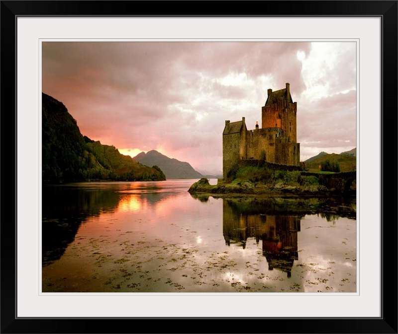 « eilean donan, écosse », reproduction de photo alan klug, H 16 po x l 20 po x P 1,5 po, Toile