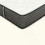 Matelas hybride 12 po, mousse viscoélastique imprégnée de gel et matelas à ressorts ensachés, technologie de refroidissement, transfert à faible mouvement