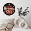 Horloge murale en bois 10 po, mouvement silencieux, à piles (piles AA non incluses), décor artistique, parfait pour les décorations