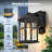 Black Dusk to Dawn Outdoor Lighting with GFCI Outlet
