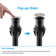 Drain Stopper Bathroom Sink Drain with Overflow