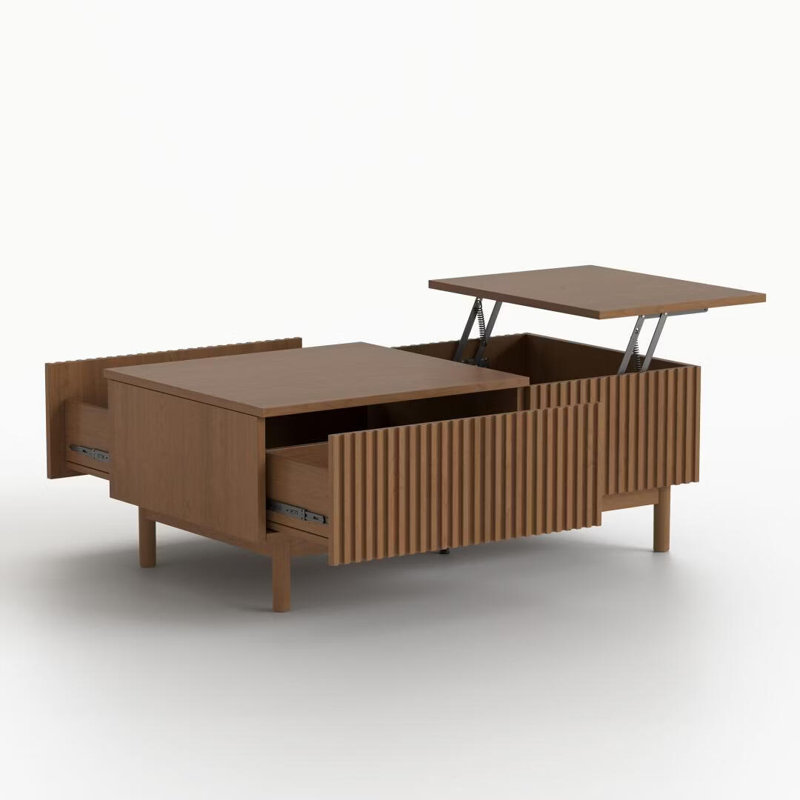 Table basse 51 po Mid Century Modern