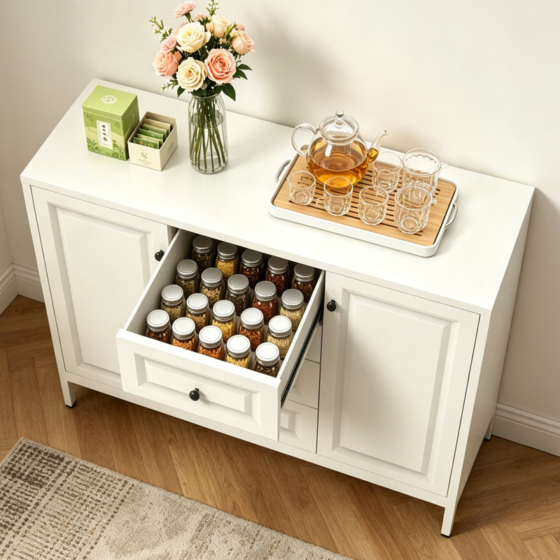 Buffet sur pied avec rangement autoportant