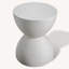 Double Drum Occasional Table hand-moulded in Lime Plaster