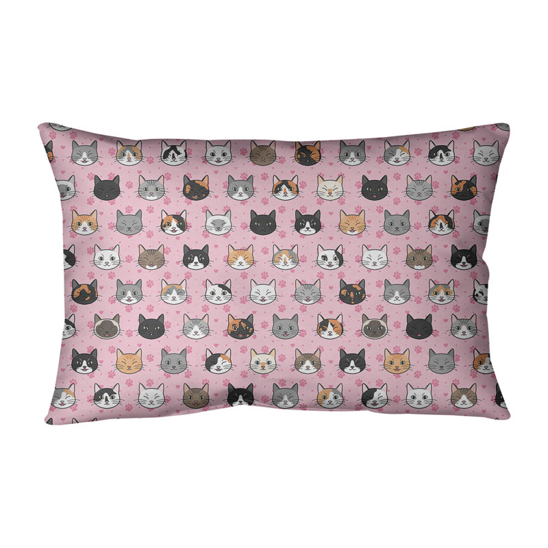 Coussin lombaire pour chat Katelyn Elizabeth, Pas de bourre, Rose, H 21,5 po x l 31 po