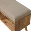 Mango Wood Storage Bench