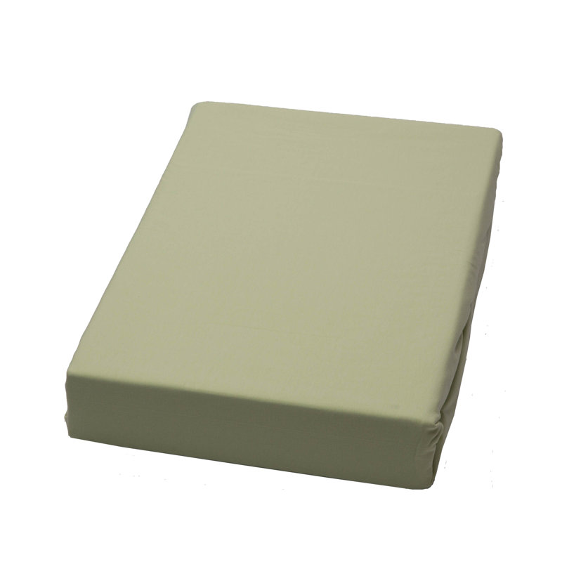 Cotton Blend Fitted Sheet, 200 x 200 cm, Ruby