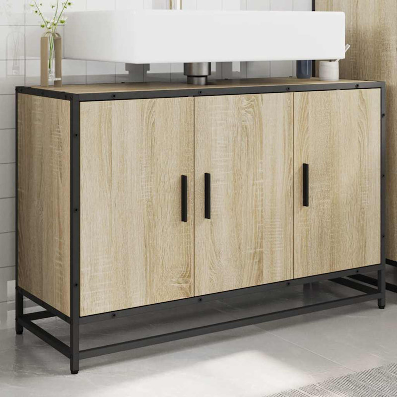 Altamae Bathroom Cabinet, Sonoma Oak